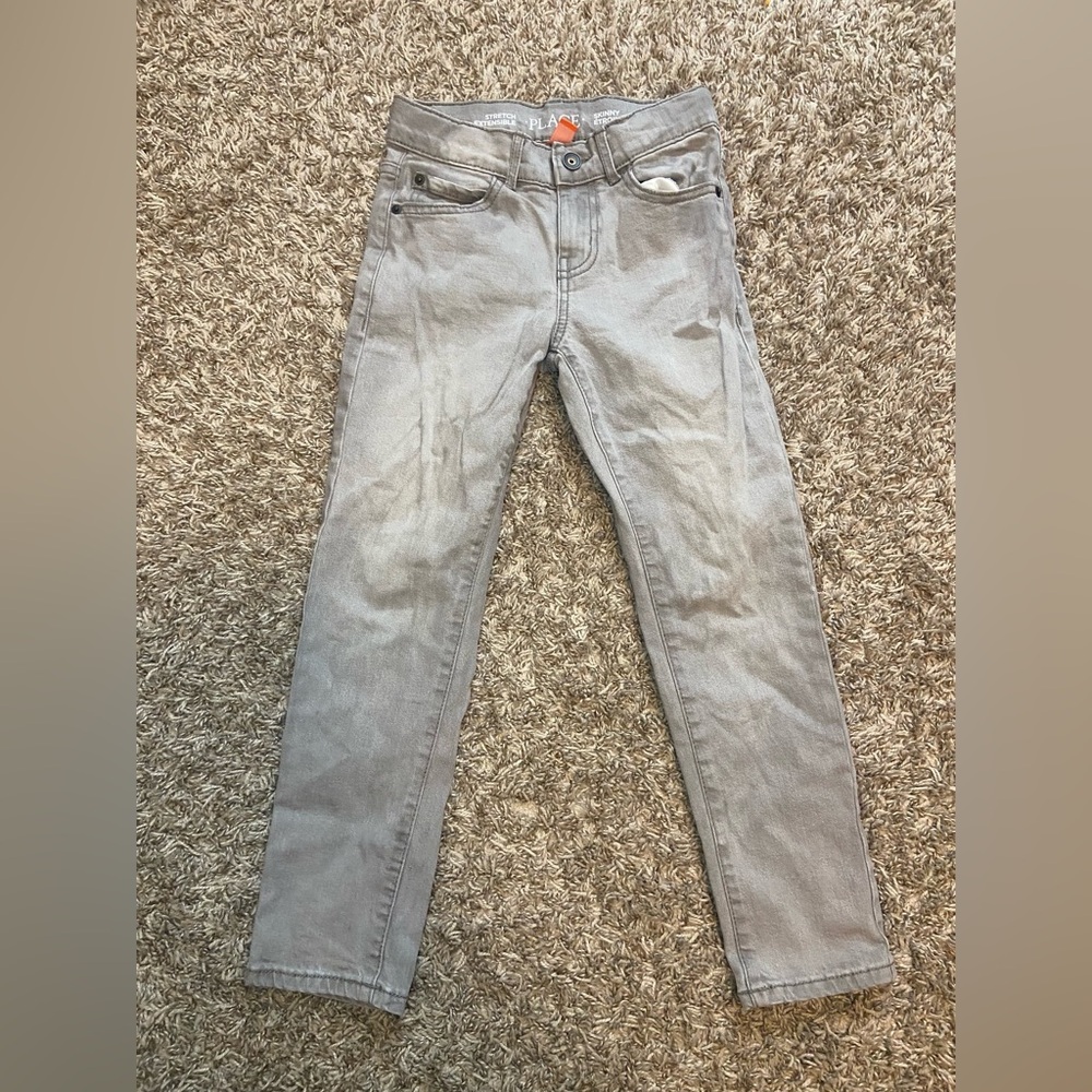 The children’s Place Size 7 boy Gray Jeans